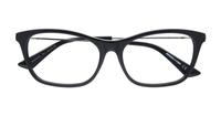 Black Ruthenium McQ MQ0254OA Rectangle Glasses - Flat-lay