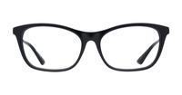Black Ruthenium McQ MQ0254OA Rectangle Glasses - Front