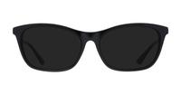 Black Ruthenium McQ MQ0254OA Rectangle Glasses - Sun