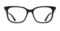 Black Transparent McQ MQ0276O Rectangle Glasses - Front
