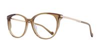 Brown MINI 741001 Round Glasses - Angle