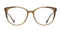 Brown MINI 741001 Round Glasses - Front