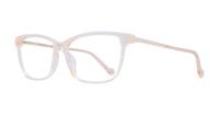 Crystal Brown MINI 741005 Rectangle Glasses - Angle