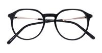 Black MINI 741010 Round Glasses - Flat-lay