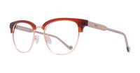 Red MINI 741021 Round Glasses - Angle