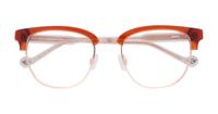Red MINI 741021 Round Glasses - Flat-lay