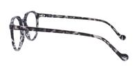 Black MINI 743004 Round Glasses - Side