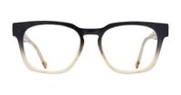 Black MINI 743010 Rectangle Glasses - Front
