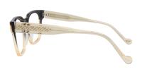Black MINI 743010 Rectangle Glasses - Side