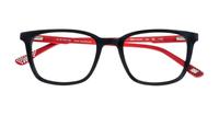 Matte Black New Balance NB4161 Square Glasses - Flat-lay