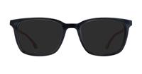 Matte Black New Balance NB4161 Square Glasses - Sun