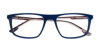 Solid Navy New Balance NB4162 Square Glasses - Flat-lay