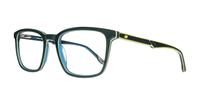 Olive Multi New Balance NB4163 Square Glasses - Angle