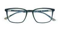 Olive Multi New Balance NB4163 Square Glasses - Flat-lay