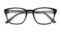 Black New Balance NB4165 Square Glasses - Flat-lay