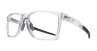 Polished Clear Oakley Activate OO8173 Square Glasses - Angle