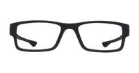 Satin Black Oakley Airdrop-55 Rectangle Glasses - Front