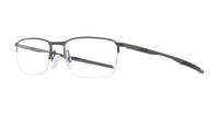 Grey Oakley Barrelhouse OO3174-02 Rectangle Glasses - Angle