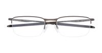 Grey Oakley Barrelhouse OO3174-02 Rectangle Glasses - Flat-lay