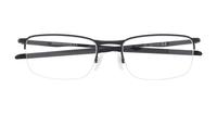 Matte Black Oakley Barrelhouse OO3174 Rectangle Glasses - Flat-lay