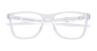 Polished Clear Oakley Centerboard-55 Round Glasses - Flat-lay