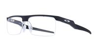 Satin Black Oakley Coupler OO8053 Rectangle Glasses - Angle
