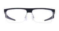 Satin Black Oakley Coupler OO8053 Rectangle Glasses - Front