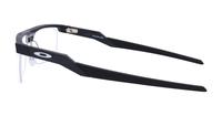 Satin Black Oakley Coupler OO8053 Rectangle Glasses - Side