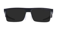 Satin Black Oakley Coupler OO8053 Rectangle Glasses - Sun