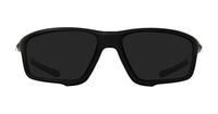 Matte Black Oakley Crosslink Zero Rectangle Glasses - Sun
