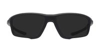 Satin Black Oakley Crosslink Zero Rectangle Glasses - Sun