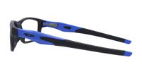 Satin Black Oakley Crosslink Rectangle Glasses - Side