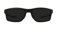 Satin Black Oakley Crosslink Rectangle Glasses - Sun