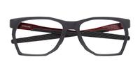 Satin Grey Smoke Oakley CTRLNK Rectangle Glasses - Flat-lay