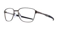Pewter Oakley Daggerboard Square Glasses - Angle