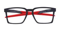 Black Oakley Exchange Rectangle Glasses - Flat-lay