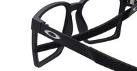 Satin Black Oakley Exchange Rectangle Glasses - Detail