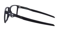 Satin Black Oakley Exchange Rectangle Glasses - Side