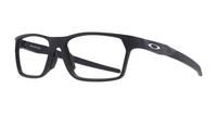 Satin Black Oakley Hex Jactor OO8032 Rectangle Glasses - Angle