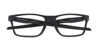 Satin Black Oakley Hex Jactor OO8032 Rectangle Glasses - Flat-lay