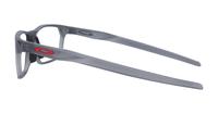 Satin Grey Smoke Oakley Hex Jactor OO8032 Rectangle Glasses - Side
