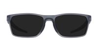Satin Grey Smoke Oakley Hex Jactor OO8032 Rectangle Glasses - Sun