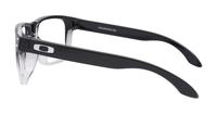 Polished Black Clear Fade Oakley Holbrook-56 Square Glasses - Side