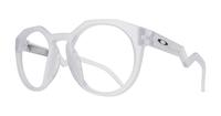 Matte Clear Oakley HSTN OO8139 Round Glasses - Angle