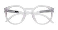 Matte Clear Oakley HSTN OO8139 Round Glasses - Flat-lay