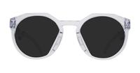 Polished Clear Oakley HSTN OO8139 Round Glasses - Sun