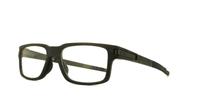Brown Oakley Latch EX Oval Glasses - Angle