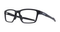 Satin Black Oakley Metalink-55 Rectangle Glasses - Angle