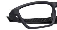 Satin Black Oakley Metalink-55 Rectangle Glasses - Detail