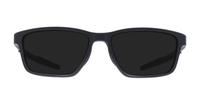 Satin Black Oakley Metalink-55 Rectangle Glasses - Sun